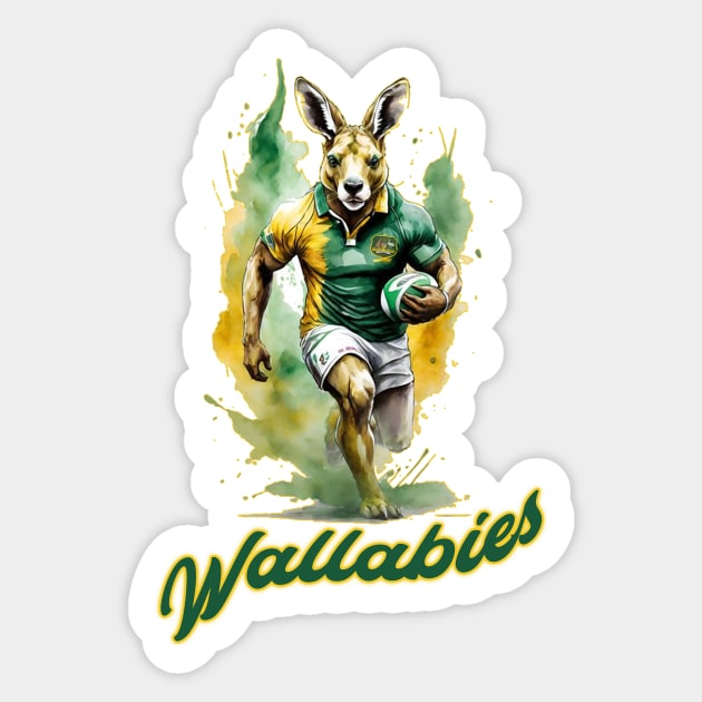 Aussie Rugby - WALLABIES Sticker by OG Ballers